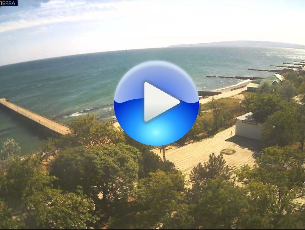 Веб-камера в Голубицкой с видом на Азовское море и пляж. венки-на-заказ.рф